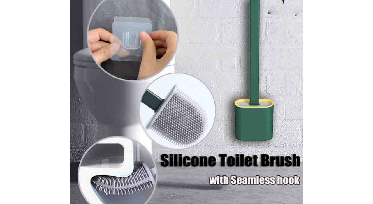 FlexiClean Silicone Toilet Brush